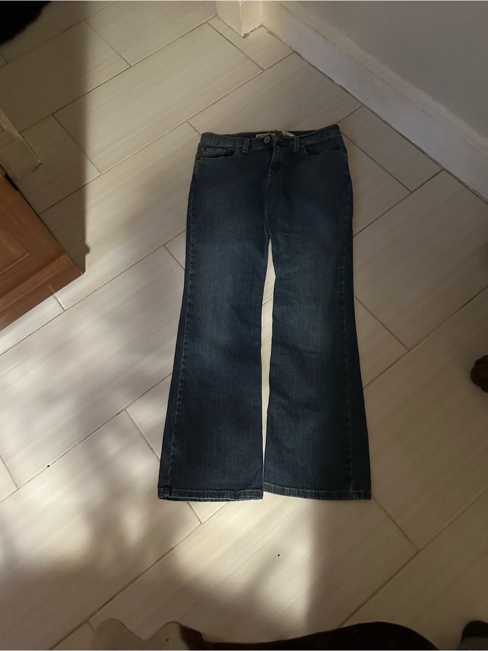 Levi's Dark Blue Wide Leg Jeans